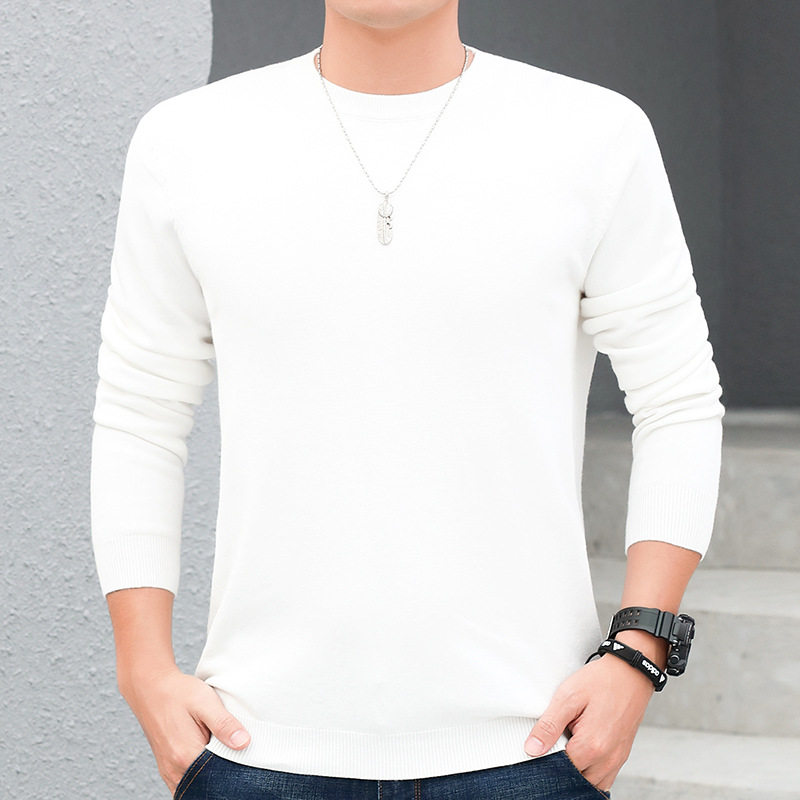 男士圆领毛衣2026新款秋冬毛线衣针织修身休闲保暖中青年打底衫,男装,针织衫/毛衣,淘宝优惠券,粉丝福利购,淘宝优惠卷