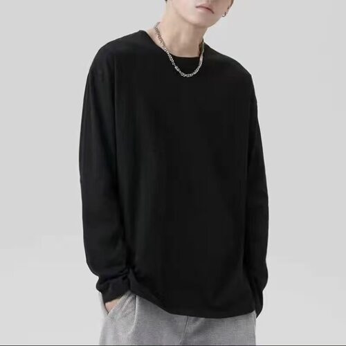 大码男士纯棉打底衫情侣