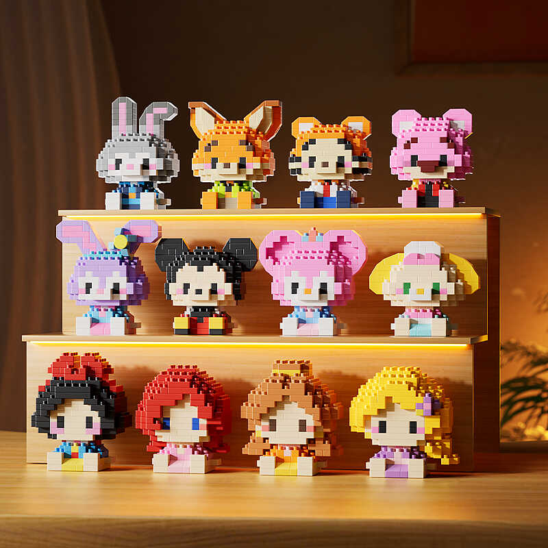 可爱公主积木玩具礼物