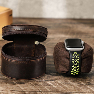 复古真皮机械表腕表名表电子手表收纳盒单只装礼物盒便携高档男女