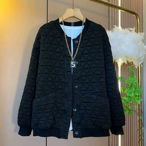 韩版时尚休闲轻薄款棉服外套
