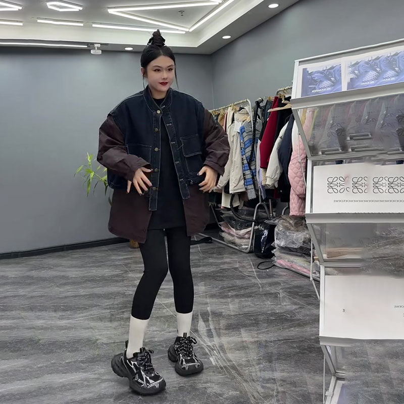 上衣百搭牛仔马甲二棉款衬衫外套
