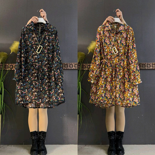 洋气显瘦遮肉四季度假百搭雪纺衫