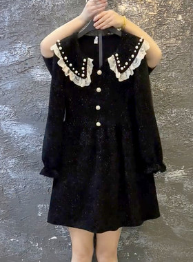 胖妹妹2021秋冬新款钉珠大码女装