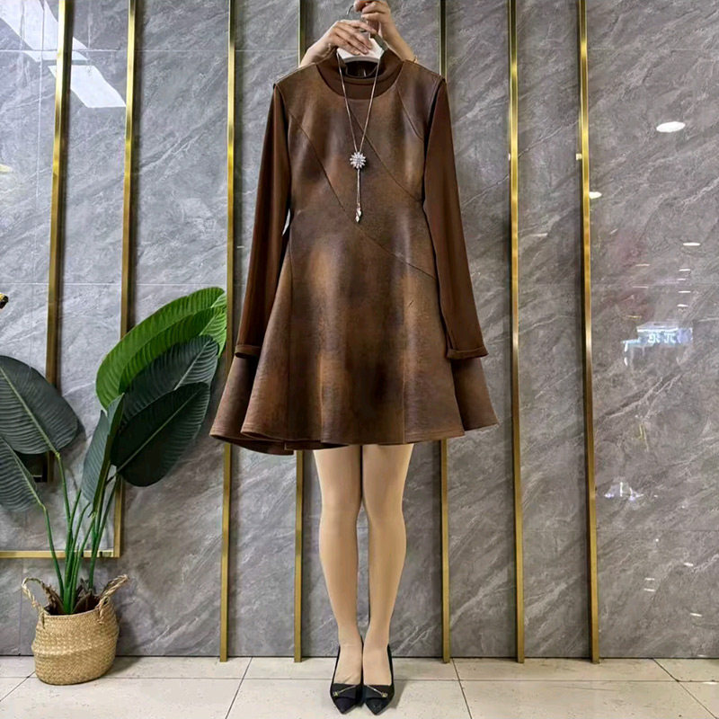 胖妹妹大码女装设计感气质马甲裙半高领打底衫套装新款时尚两件套,女装/女士精品,大码套装,淘宝优惠券,粉丝福利购,淘宝优惠卷