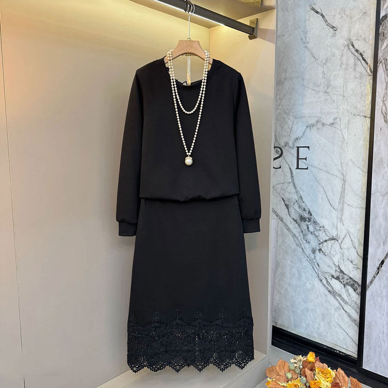 2026春季新款欧货时尚简约高级美背卫衣大码女装胖mm半身裙两件套,女装/女士精品,大码套装,淘宝优惠券,粉丝福利购,淘宝优惠卷