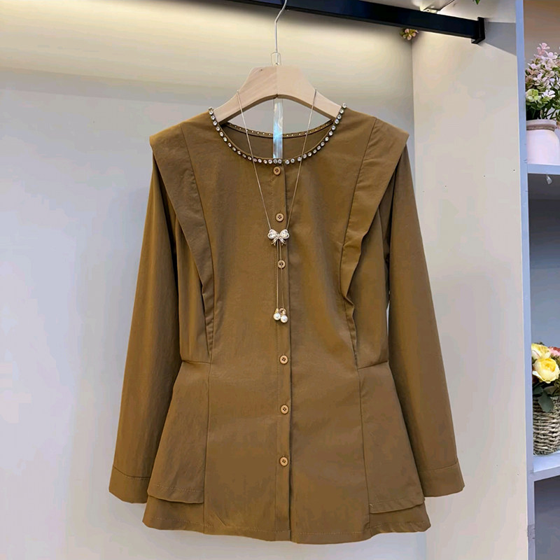 欧货重工显瘦洋气高级感衬衫