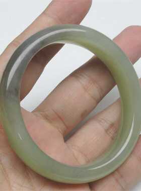 鉴定证书正圈晴水冰紫手镯青海料