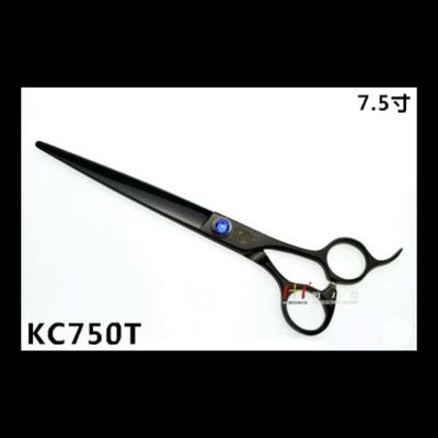 1+1剪刀行 宠物美容师专用狗狗美容专业剪刀KKO KC750T 7寸半平剪