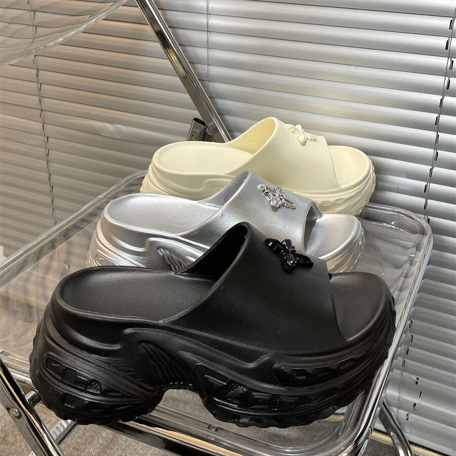 超火9厘米厚底拖鞋女款夏天2026新款外穿夏季凉拖鞋外出学生