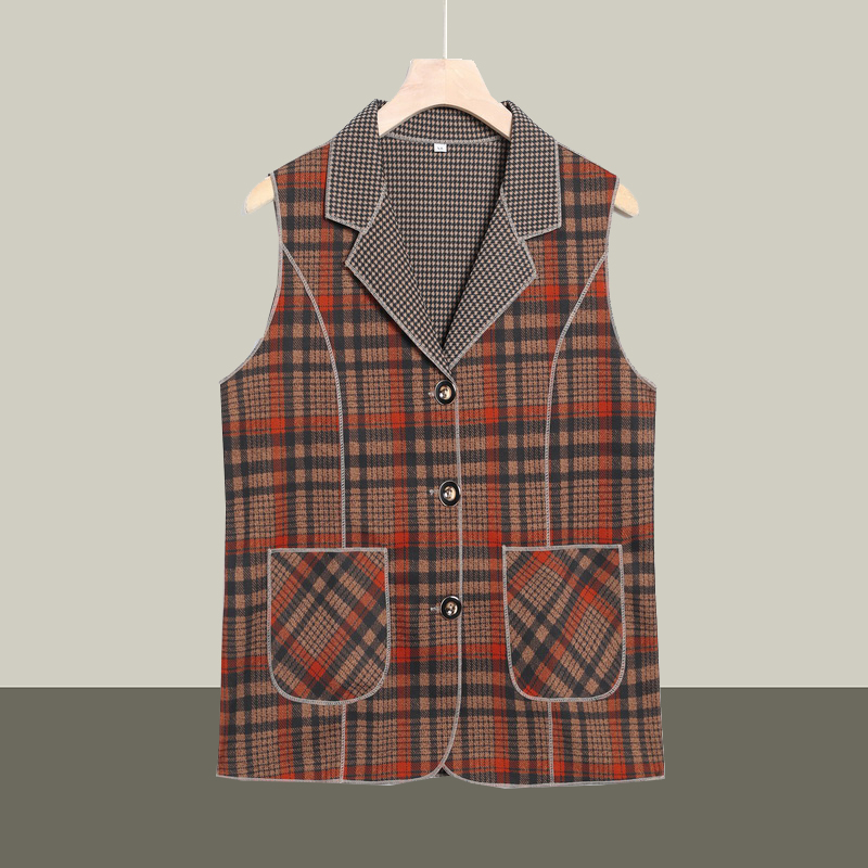 春秋妈妈坎肩马甲上衣