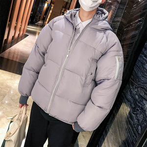 冬季外套男士韩版潮流帅气棉服加厚宽松面包服港风bf情侣棉衣图片