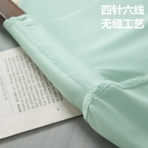 2024新款春夏季V领薄款男士无痕短袖冰丝运动速干修身跑步T恤图片