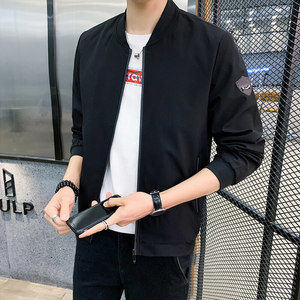 2022夹克男秋季外套潮流休闲男装中青年时尚韩版男士上衣图片