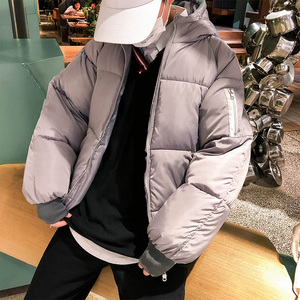 冬季外套男士韩版潮流帅气棉服加厚宽松面包服港风bf情侣棉衣图片
