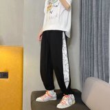 2022裤子男士休闲长裤ins韩版潮流百搭春夏季束脚夏季九分运动卫，男装休闲裤，星座1712-2