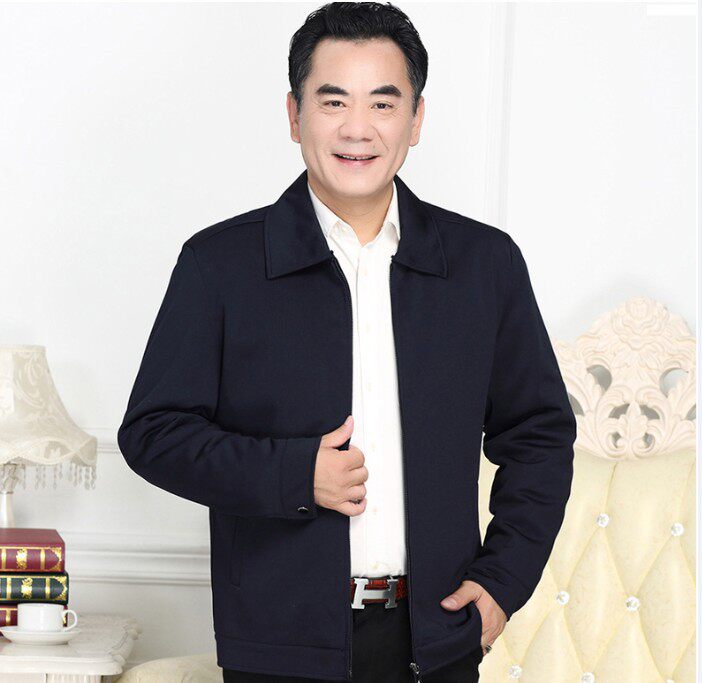 男装夹克男外套春秋中年男士外套翻领薄款商务休闲外套男春季,男装夹克,星座1712-2