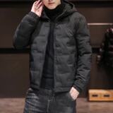 冬季新款男士羽绒棉衣加厚防寒大码棉服男外套连帽休闲潮流棉袄，男装棉衣，星座1712-2
