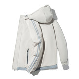 2024年新款男士夹克春秋两条杠外套男士二条杠连帽男上衣，男装夹克，星座1712-2