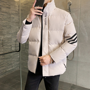 2020棉衣男新款加绒棉衣男加厚保暖外套男士休闲棉服青年时尚图片
