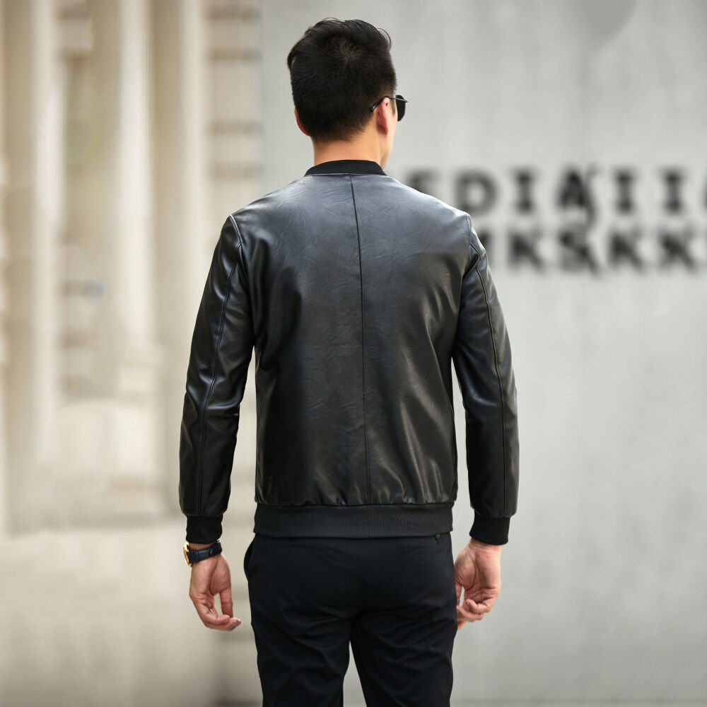 2021皮衣男外套新款韩版潮流修身帅气PU皮机车服潮牌百搭男,男装皮衣,星座1712-2