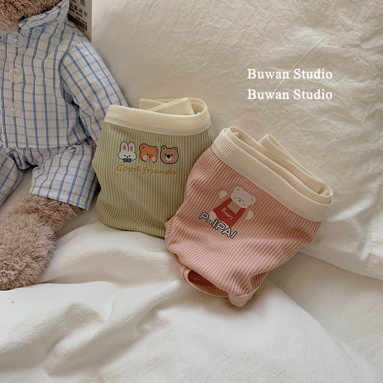 不晚工作室可爱萌宠莫代尔内裤