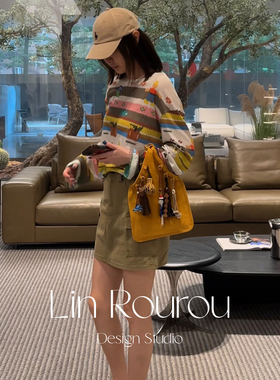 林肉肉【流苏挂饰手提包】JC5BB0756