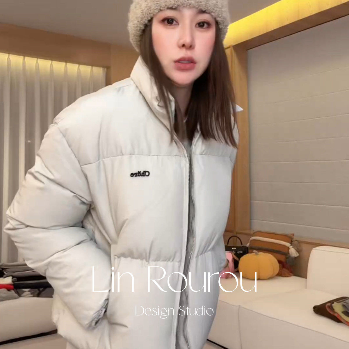 林肉肉【刺绣立领短款羽绒服】秋冬90白鸭绒防风保暖羽绒服女外套,女装/女士精品,羽绒服,淘宝优惠券,粉丝福利购,淘宝优惠卷