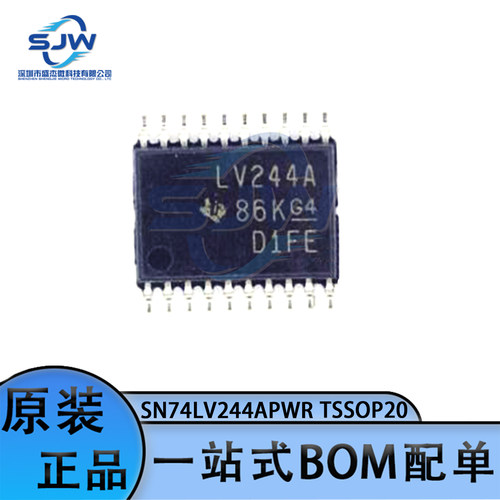 SN74LV244APWR 丝印LV244A 封装TSSOP-20 缓冲器/驱动器/收发器