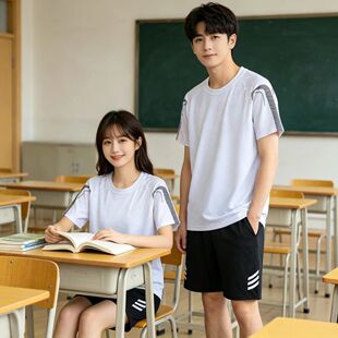高考过安检无金属专用衣服高三男女学生无字衣服过安检门服装速干