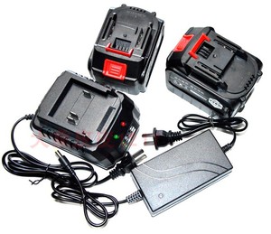 德国质霸无刷电动扳手大扭力冲击汽修架子工风炮锂电池充电器