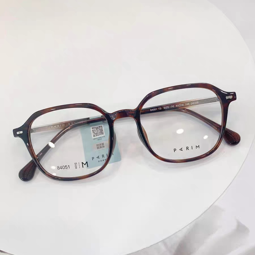 派丽蒙眼镜框男大脸显瘦防蓝光眼镜女可配近视度数超轻镜架84051