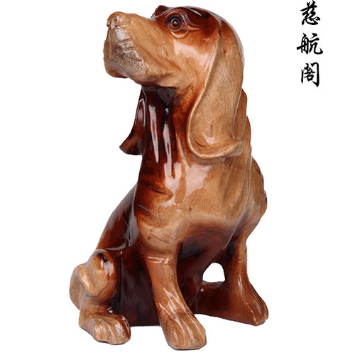 桃木木雕十二生肖摆件