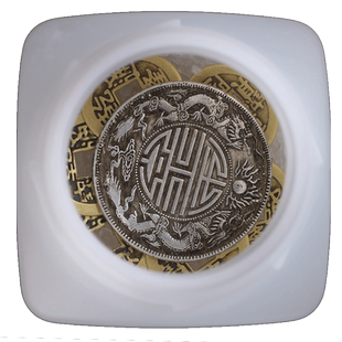 安忍水摆件五黄二黑厕所卫生间西北卧室床头朝西海盐六帝钱龙银