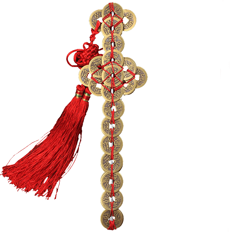 铜钱剑摆件乾隆装饰品