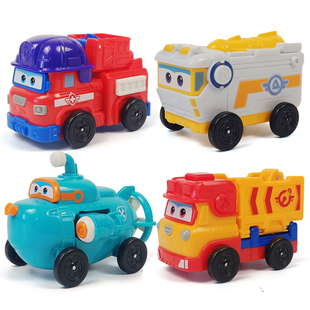 超级飞侠大勇消防车多利工程车威利潜水艇路奇太空车超级基地玩具