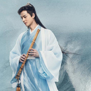 超仙汉服男古装帅气公子中国风飘逸剑客交领长袍书生摄影写真衣服