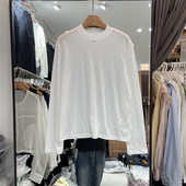 2025秋季 简约款 款 ONE12133正品 韩版 圆领显瘦百搭长袖 T恤打底衫 女