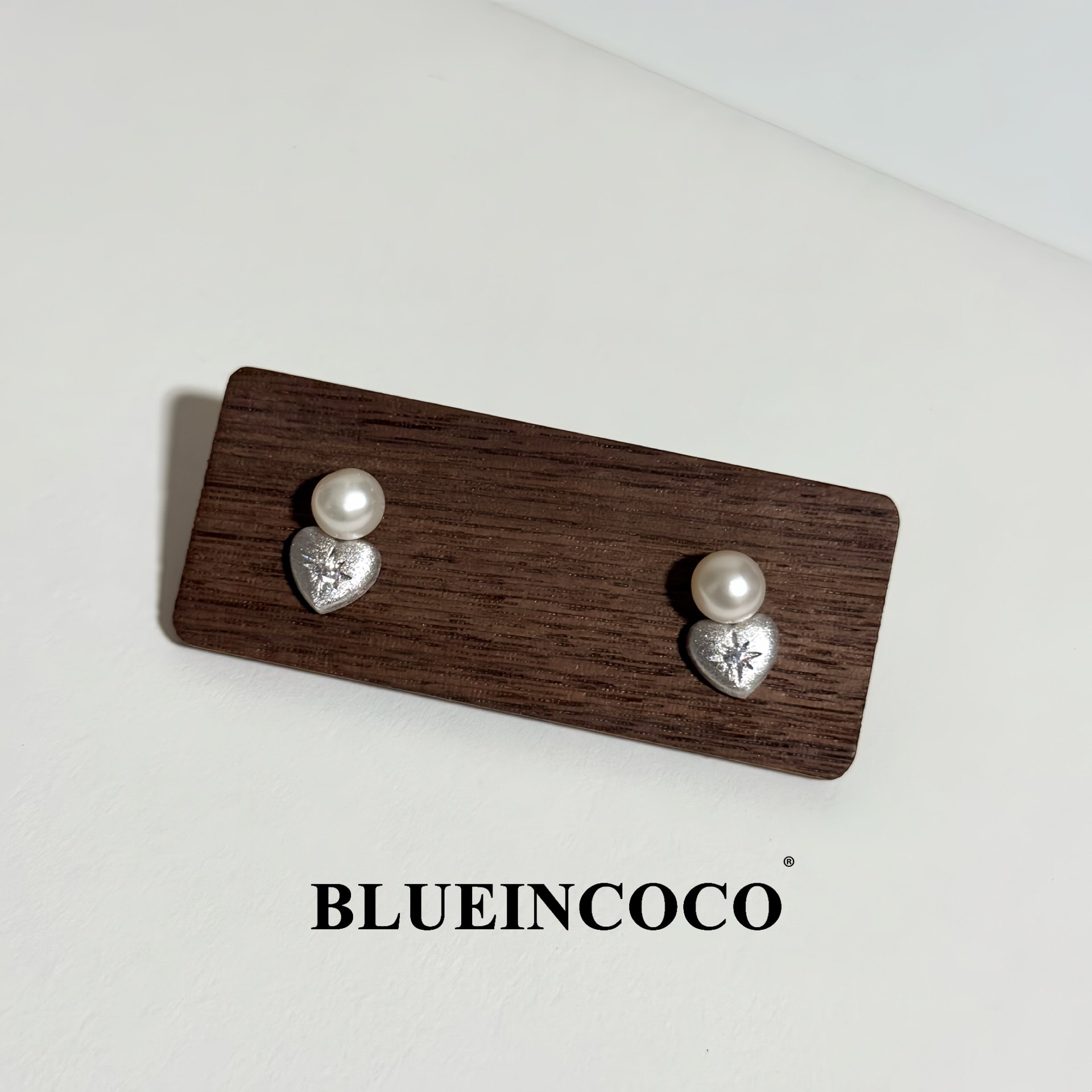 天然珠镶钻爱心耳钉女冷淡风S925纯银小众ins气质拉丝心形耳环,饰品/流行首饰/时尚饰品新,耳环,淘宝优惠券,粉丝福利购,淘宝优惠卷