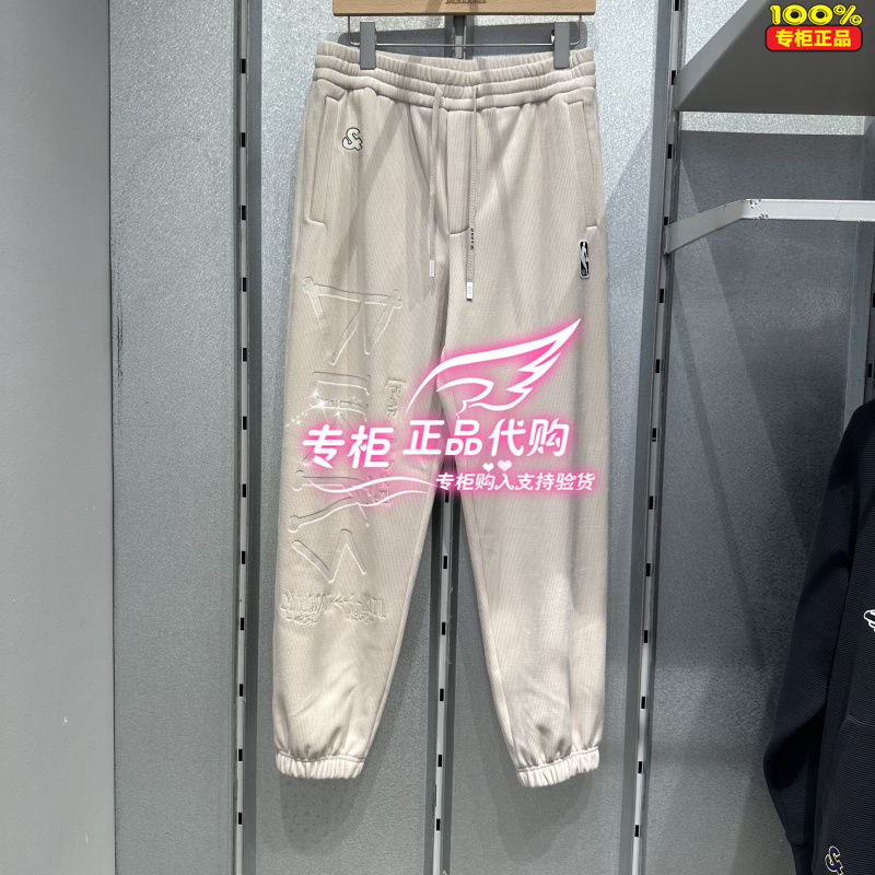 杰克琼斯NBA联名条绒加厚男休闲长裤 22441D010 A00 22441D051