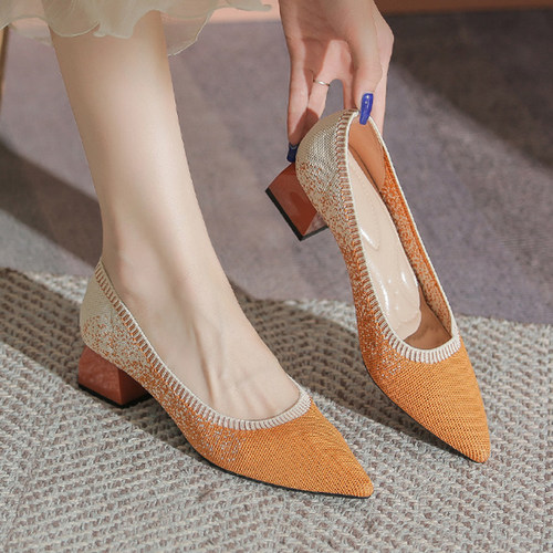 单鞋女仙女风浅口夏季新品