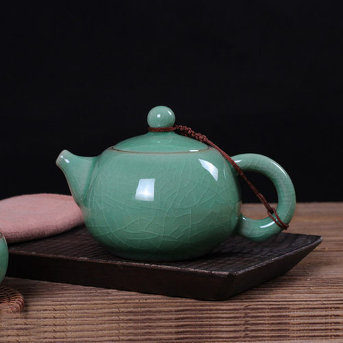 龙泉青瓷西施紫砂壶哥窑泡茶壶