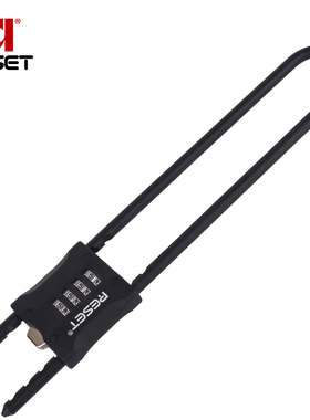 RESET锐赛特RST-148玻璃门密码锁抗液压剪双门文件柜拉手U型插锁