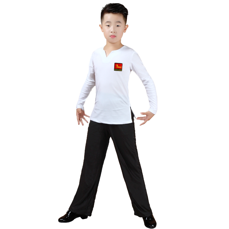 儿童男专业拉丁舞蹈练功训练服