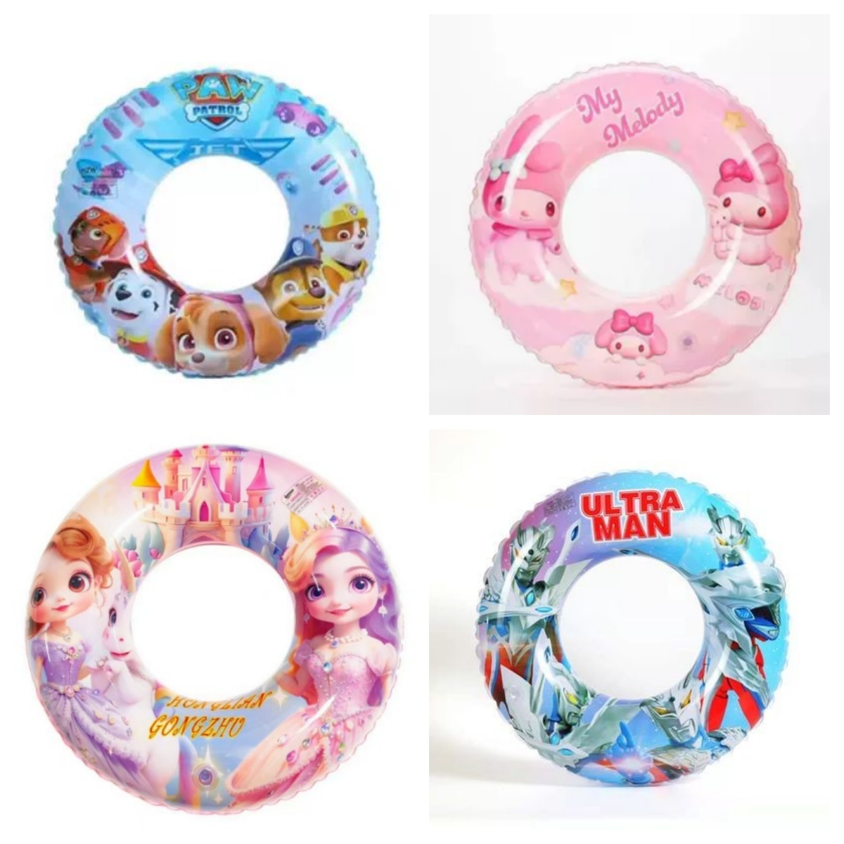 新款环保pvc充气西瓜游泳圈