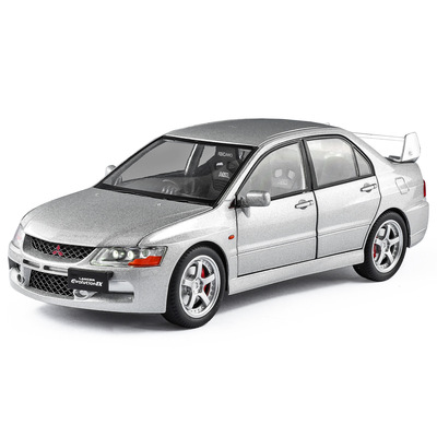 正版授权1:24三菱evo9街车版合金车模声光音效复古玩具店展品