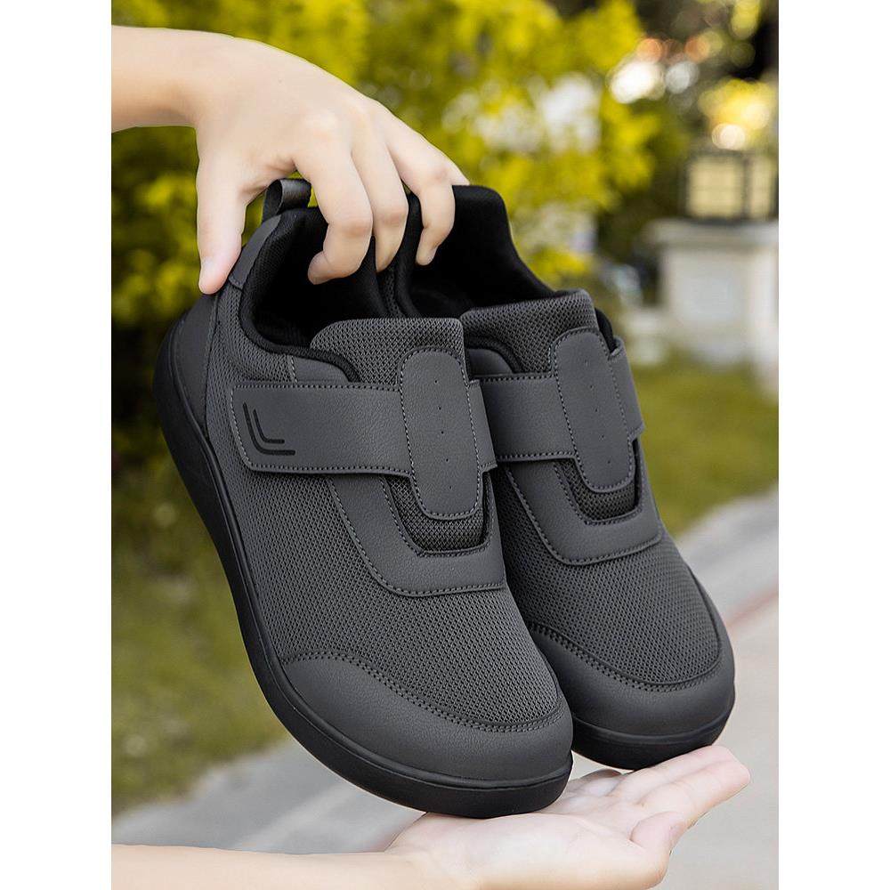 春季大脚骨宽胖脚老人鞋男士宽头防滑老北京布鞋爸爸鞋老年健步鞋