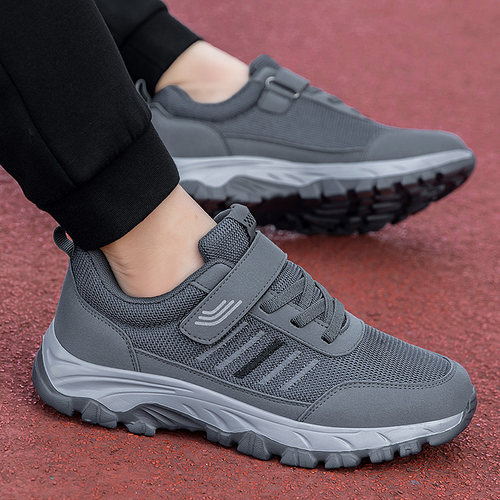 老人鞋男新款中老年健步鞋爸爸鞋