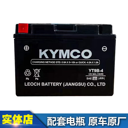 YT9B-BS雅马哈TMAX530 MT03轻骑QM300J-2L马杰斯特400TMAX500电瓶