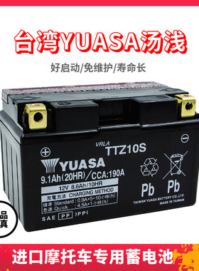 适用本田CBR600/1000RR F1 F2 F3 F4 F5汤浅摩托车电瓶12V蓄电池